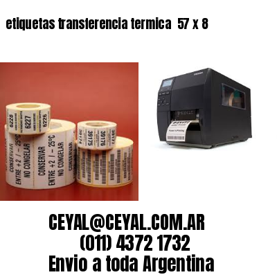 etiquetas transferencia termica  57 x 8