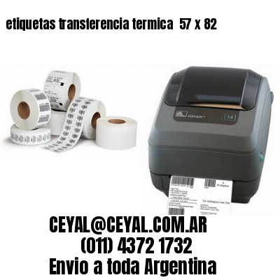 etiquetas transferencia termica  57 x 82