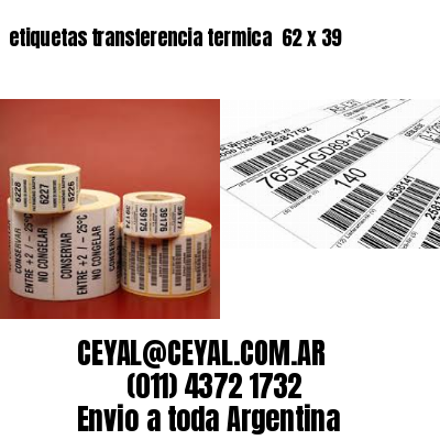 etiquetas transferencia termica  62 x 39