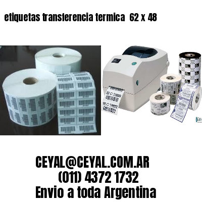 etiquetas transferencia termica  62 x 48