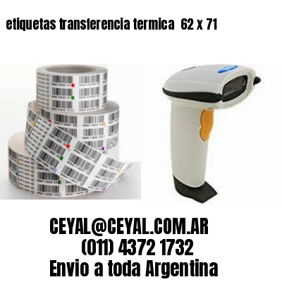 etiquetas transferencia termica  62 x 71