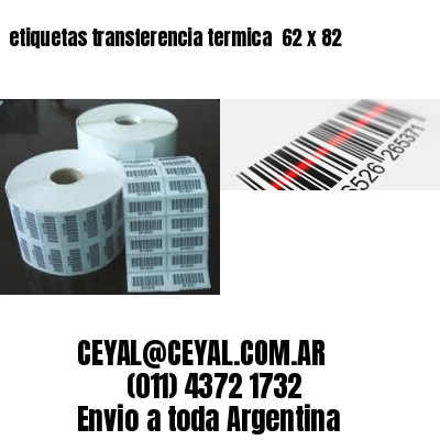 etiquetas transferencia termica  62 x 82