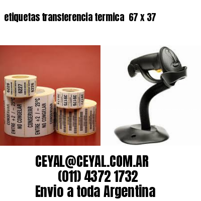 etiquetas transferencia termica  67 x 37