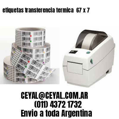 etiquetas transferencia termica  67 x 7