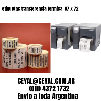 etiquetas transferencia termica  67 x 72