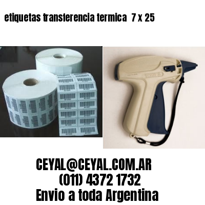 etiquetas transferencia termica  7 x 25