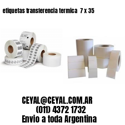 etiquetas transferencia termica  7 x 35