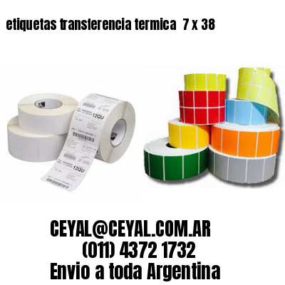 etiquetas transferencia termica  7 x 38