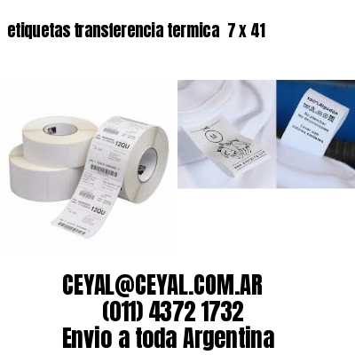 etiquetas transferencia termica  7 x 41
