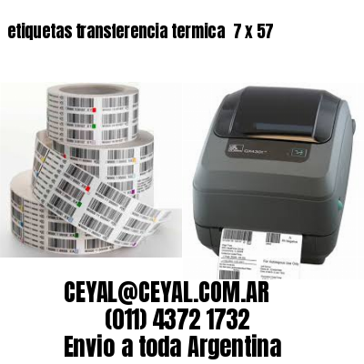 etiquetas transferencia termica  7 x 57