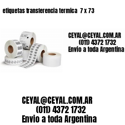 etiquetas transferencia termica  7 x 73