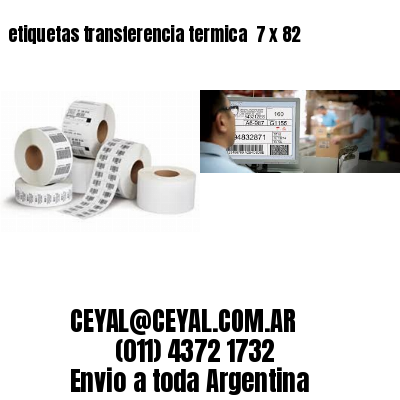 etiquetas transferencia termica  7 x 82
