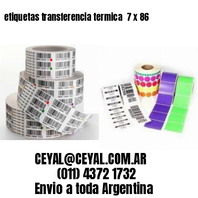 etiquetas transferencia termica  7 x 86