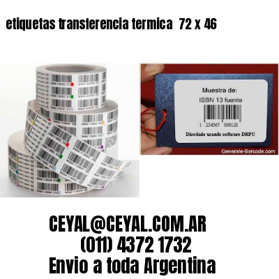 etiquetas transferencia termica  72 x 46