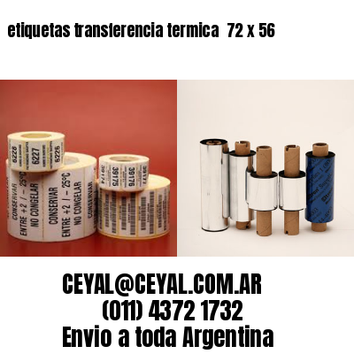etiquetas transferencia termica  72 x 56