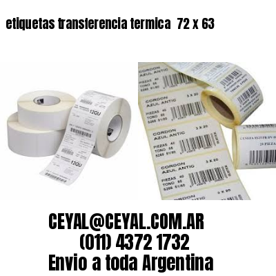 etiquetas transferencia termica  72 x 63