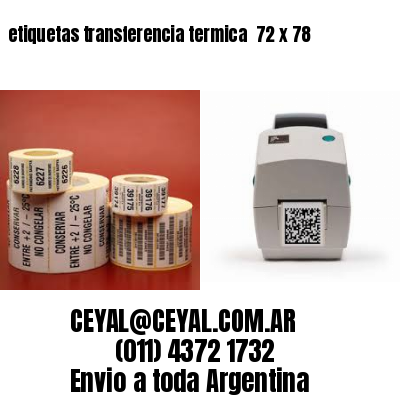 etiquetas transferencia termica  72 x 78