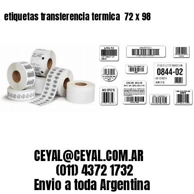 etiquetas transferencia termica  72 x 98