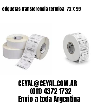 etiquetas transferencia termica  72 x 99