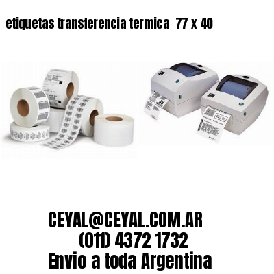 etiquetas transferencia termica  77 x 40