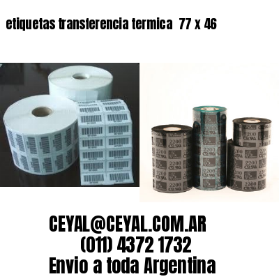 etiquetas transferencia termica  77 x 46