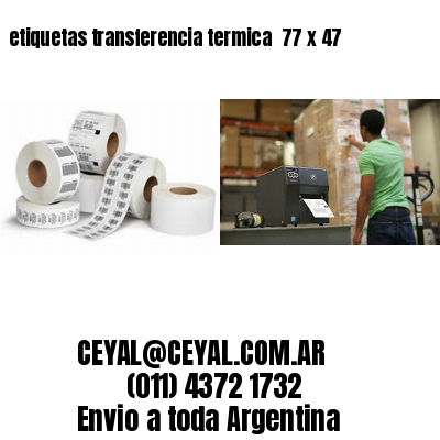 etiquetas transferencia termica  77 x 47