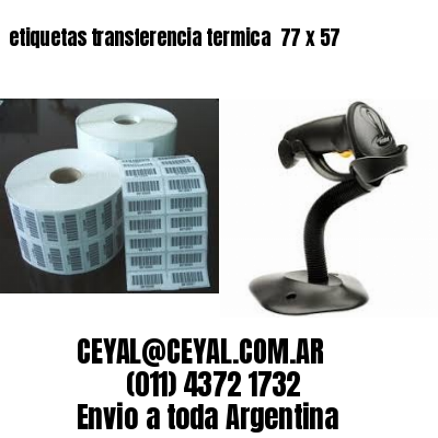 etiquetas transferencia termica  77 x 57