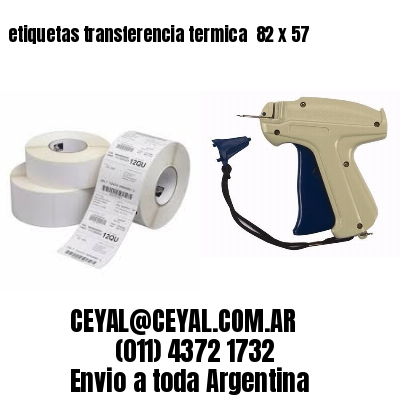 etiquetas transferencia termica  82 x 57