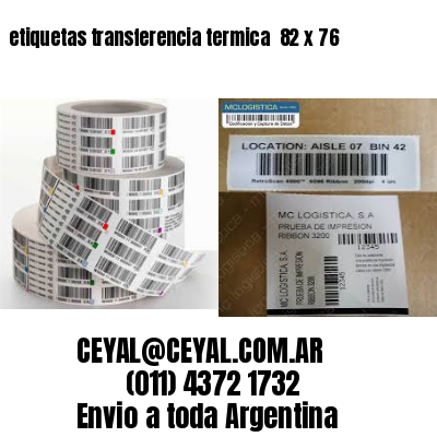 etiquetas transferencia termica  82 x 76