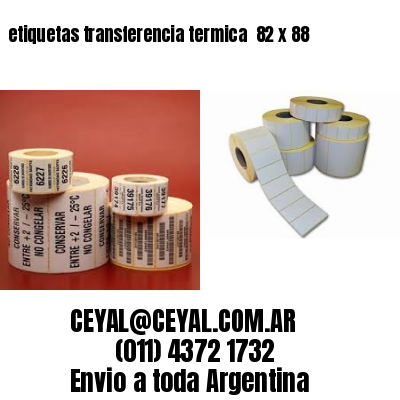etiquetas transferencia termica  82 x 88