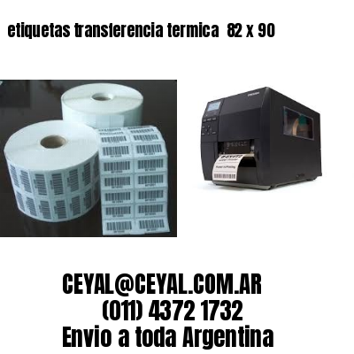 etiquetas transferencia termica  82 x 90