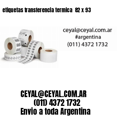 etiquetas transferencia termica  82 x 93