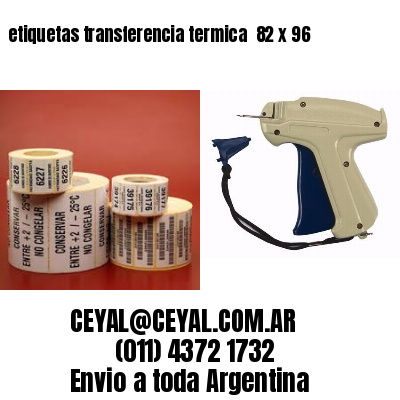 etiquetas transferencia termica  82 x 96