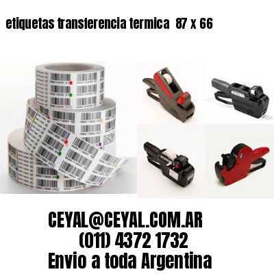 etiquetas transferencia termica  87 x 66