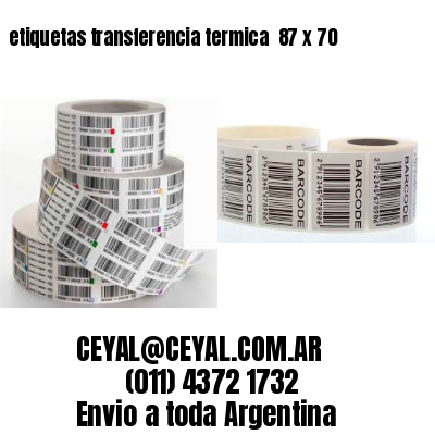 etiquetas transferencia termica  87 x 70