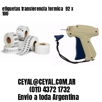 etiquetas transferencia termica  92 x 100