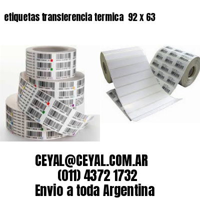 etiquetas transferencia termica  92 x 63