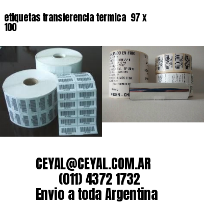 etiquetas transferencia termica  97 x 100