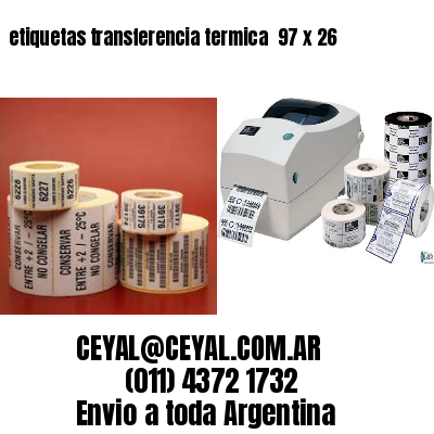 etiquetas transferencia termica  97 x 26