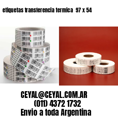 etiquetas transferencia termica  97 x 54