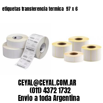 etiquetas transferencia termica  97 x 6