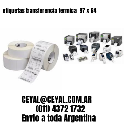 etiquetas transferencia termica  97 x 64