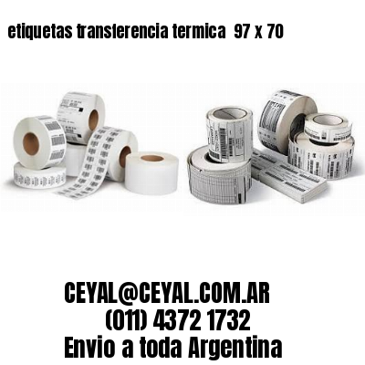 etiquetas transferencia termica  97 x 70