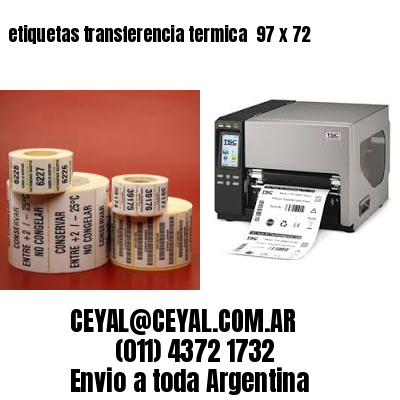 etiquetas transferencia termica  97 x 72