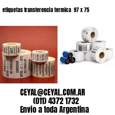 etiquetas transferencia termica  97 x 75