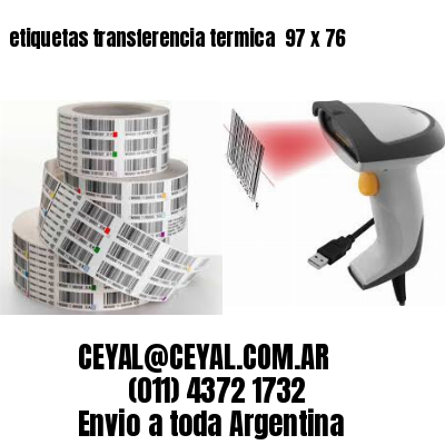 etiquetas transferencia termica  97 x 76