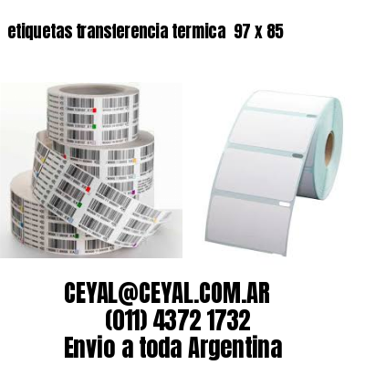 etiquetas transferencia termica  97 x 85