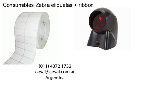 Consumibles Zebra etiquetas   ribbon