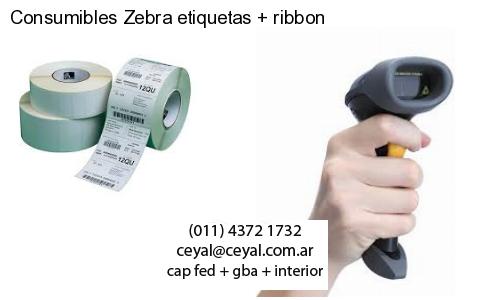 Consumibles Zebra etiquetas   ribbon