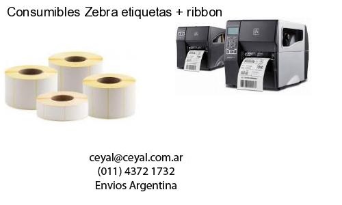 Consumibles Zebra etiquetas   ribbon